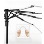 ehomiiii Parasol compact avec protection UV : 8 baleines, absorption UV à haute résistance, protection portable pour l'été - Ouv