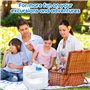 10L Bidon d'eau Pliant avec Robinet sans BPA Portable Stockage d'eau de Camping pour Barbecue C