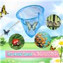 TFSZE 6 Pieces Filet Papillon Kit,Epuisette Enfant Filet à Papillon Télescopique Net avec Extendable Seau Pliant Filet Peche Fil