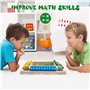 AHYDFSR Shut The Box Jeux en Bois, 8 dés 2-4 Joueurs, Jeu de Plateau en Bois, Jeu de Dés en Bois, Jeux de Mathématiques pour Enf