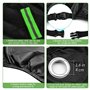 BNGXR Bâche de Protection pour Moto 190T Imperméable avec Trous de Serrure Coupe-Vent Résistant Aux UV - 245 x 105 x 125 cm
