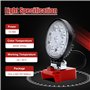 projecteur de chantier portable 2000 lm avec port USB alimenté par des batteries lithium-