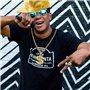 UBERMing Kit de Costume Hip Hop avec Boîte Radio Gonflable Lunettes de Soleil Chapeau et Or Signe de Dollar Collier Bracelet Ann