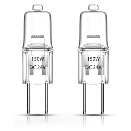 Klarlight G6.35 Ampoules Halogènes 150W Dimmable Blanc Chaud 3000K