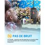 DoRight 50W Chauffage D’Aquarium 50L Chauffage de Réservoir de Poissons avec Thermomètre Affichage de la LED, Protection Contre 