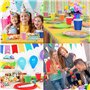 6 couleurs au hasard Lot de 60 gobelets en carton - 250 ml - Multicolores - Biodégradables - Jetables - Pour mariage, enfants, b