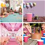 6 couleurs au hasard Lot de 60 gobelets en carton - 250 ml - Multicolores - Biodégradables - Jetables - Pour mariage, enfants, b