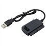 Xingdianfu Câble adaptateur USB 2.0 vers IDE SATA pour disque dur 2