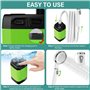Kit Douche de Camping, Upgrade 6000mAh Douche Portable, Pompe de Douche Mobile avec Affichage de la Température et Affichage de 
