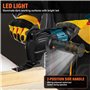 Outil Multifonction Oscillant Sans Fil, Scie Oscillante pour Makita 18V Batterie, Multitool à 6 Vitesses Réglables, Scie Multifo