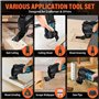Outil Multifonction Oscillant Sans Fil, Scie Oscillante pour Makita 18V Batterie, Multitool à 6 Vitesses Réglables, Scie Multifo
