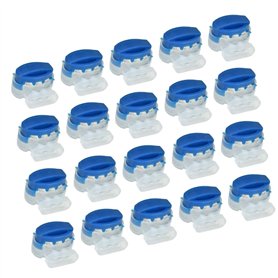 Lot de 20 connecteurs de câble pour Robot Tondeuse - pour câble de délimitation - Kit de réparation pour câble de Robots de pelo