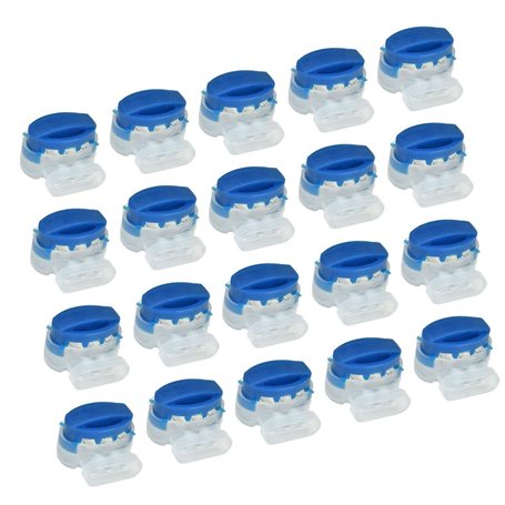Lot de 20 connecteurs de câble pour Robot Tondeuse - pour câble de délimitation - Kit de réparation pour câble de Robots de pelo