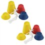 Lot de 8 Tees de Golf Jumbo en Caoutchouc Taille de Mélange