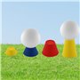 Lot de 8 Tees de Golf Jumbo en Caoutchouc Taille de Mélange, Tees de Golf d'hiver en Caoutchouc, Différentes Hauteurs et Tees de