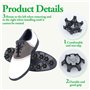 Lot de 13 crampons de rechange pour chaussures de golf avec accessoires avec stabilité de traction et confort