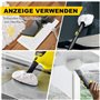 WOKEEPOW Lot de 9 accessoires pour nettoyeur vapeur Kärcher EasyFix SC 2, SC 3, SC 4, SC 5 (2 chiffons de sol en microfibre, 2 c