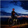 Casque de vélo avec lumière LED - Casque de VTT - Casque de ville - Unisexe - Taille réglable - Respirant - Casque de VTT pour h