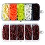 Casenly 350 Pièces Silicone Leurre de Pêche en Plastique