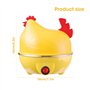 mizikuu Cuiseur à oeufs pour 7 oeufs, 350W Cuiseur À Vapeur pour Œufs Egg Cooker électrique sans BPA Chaudière À Œufs pour des d