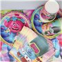 Lot de 61 Ustensiles Troll Elf - Décorations d'Anniversaire d'Enfant - Fournitures de Fête pour Garçons et Filles - Vaisselle Tr