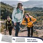 Udbrud 3 Pièces Oreiller de Camping Gonflable, Gonflable Oreiller de Camping Portable Oreillers gonflables Ultralégers Flocage C