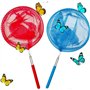 katmerio Lot de 2 épuisettes télescopiques pour enfants - Filet de pêche extensible - Idéal pour attraper les insectes