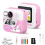 Bacxzomx Appareil Photo Instantané Enfant