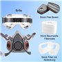 Masque a Gaz Respiratoire avec Filtre pour P