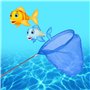 Filets télescopiques à papillons - Filets de pêche extensibles avec seaux d'eau pliables pour attraper les crabes, les insectes,