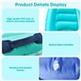 mizikuu Bodyboard Gonflable, Planche Gonflable Enfant avec Poignées Planche De Surf Flottante Portable Aide à La Natation Bodybo