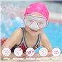 mizikuu Masque de plongée, Mask Panoramique pour Enfants Lunettes Plongée en Verre Trempé Boucles à Ajustement Rapide Masque de 