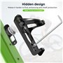 Porte Gobelet Vélo Carbone avec Cache AirTag Secret | Support Bouteille Ultra-Léger Anti-Vol pour VTT/Road Bike | Compatible App