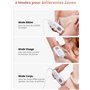 Épilateur Lumière Pulsée Refroidissant, IPL Lumière Pulsée Sans Douleur avec Lampe de Nettoyage, 9 Niveaux d'énergie à Domicile 