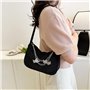 Ceihwa Petit Sac a Main Femme Y2K,Mini Sac Bandoulière Femme Tendance,Shoulder Bag Women,Sacoche Porté Epaule Chaine Chic,Handba