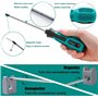 5 Taille Toute Épreuve Tournevis en Acier au Chrome Vanadium 5 Tournevis Plats et 5 Cruc