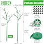 70CM Bâtonnets de Plantes à Branches Poteaux D’Escala