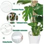 KAHEIGN 8 Pièces Poteaux en Mousse en Plastique, 60CM Empilable Poteau D’Escalade pour Plantes Rechargeable Piquets de Support C