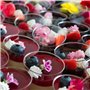 KAHEIGN 60 Pièces Mini Bols à Dessert, 180ml Gobelets à Dessert Ronds En Plastique Coupe Apéritif Parfait Clair Bol De Service R