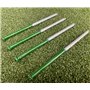 KAHEIGN 50 Pièces Clous Artificiels Résistants D'herbe, 5mm x 150mm Clous Galvanisés à Tête Ronde Clous en Acier pour Fixation d