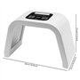 Luminothérapie LED 7 en 1 pour le visage avec fonction de pulvérisation Appareil de beauté pour les soins de la peau à la maison