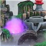 Charocean Fontaine d'intérieur - Cascade - Fontaine de table avec éclairage LED et brouillard - Petite fontaine d'intérieur avec