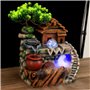 Charocean Fontaine d'intérieur avec éclairage LED - Fontaine de table - Fontaine d'intérieur - Fontaine d'intérieur - Fontaine c
