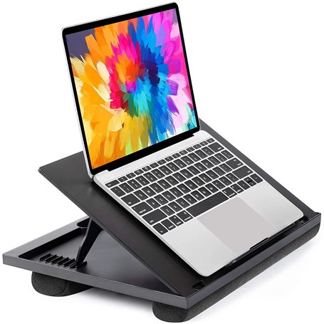 HUANUO Support d'Ordinateur Portable avec Coussin - Réglable de manière avec 8 Angles