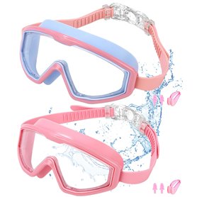 Toaren 2 pièces Lunettes de natation pour Enfants 3-15