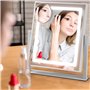 Miroir Coiffeuse avec lumière LED Miroir Hollywood avec 3 Modes D'éclairage Couleur Miroir Coiffeuse Lumineux avec Miroir Détach