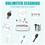 Nettoyeur Ultrasons 640ML, Bac Ultrasons en Acier Inox avec 2 Réglages du Temps,Nettoyeur Ultrason Lunettes,Bac a Ultrason pour 