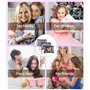 Exyvox Peinture au diamant Enfants, Cadeau pour filles 6 7 8 9 10 ans, Kit d’artisanat Enfants 6 ans et plus, 3 pièces Diamond B