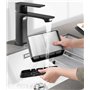 Zaxiva Range Couverts 4 Compartiments Rangement Cuisine, Porte Ustensiles Organiseurs, Range-couverts Anti-dérapant en acier ino