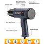 SinLaw Décapeur Thermique Professionnel 2500W, Pistolet à Air Chaud 50℃~650℃ Température Variable en Continu, 2 Débit D'air,Prot